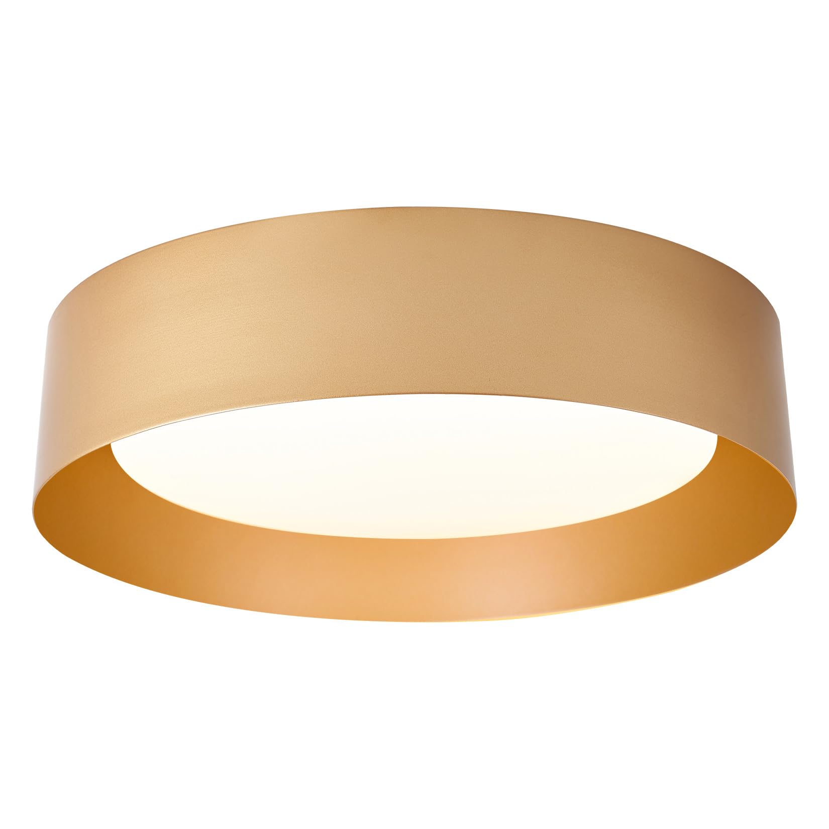 Bargeni Flush Mount Ceiling Light,12.5 inch LED Ceiling Light Fixture,Matte Black with Gold Inside,3000K/Warm White/18W(100w Equiv.),Dimmable Outdoor Lighting Fixtures Ceiling for Bedroom and Hallway