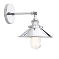 PERMO Vintage Industrial Metal Wall Sconce Lighting 180 Degree Adjustable Wall Lamp (Antique Black)